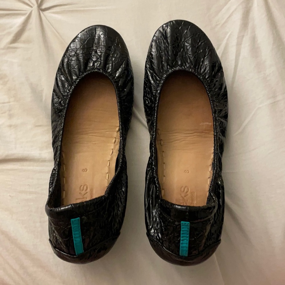 Tieks Obsidian Black Flats